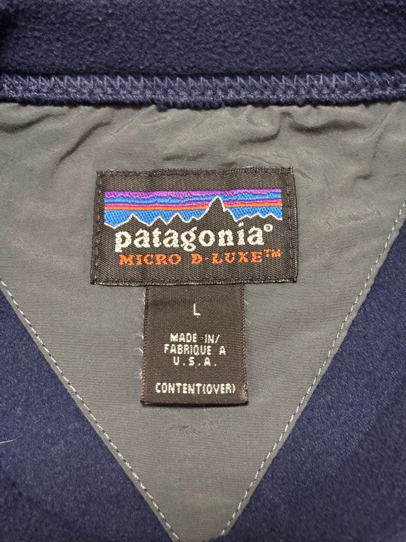 トップス 90s patagonia micro D-luxe crew