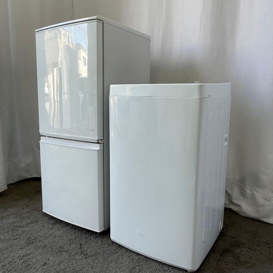 ★314　冷蔵庫　洗濯機　激安　一人暮らし　シャープ　設置無料　中古　家電セット