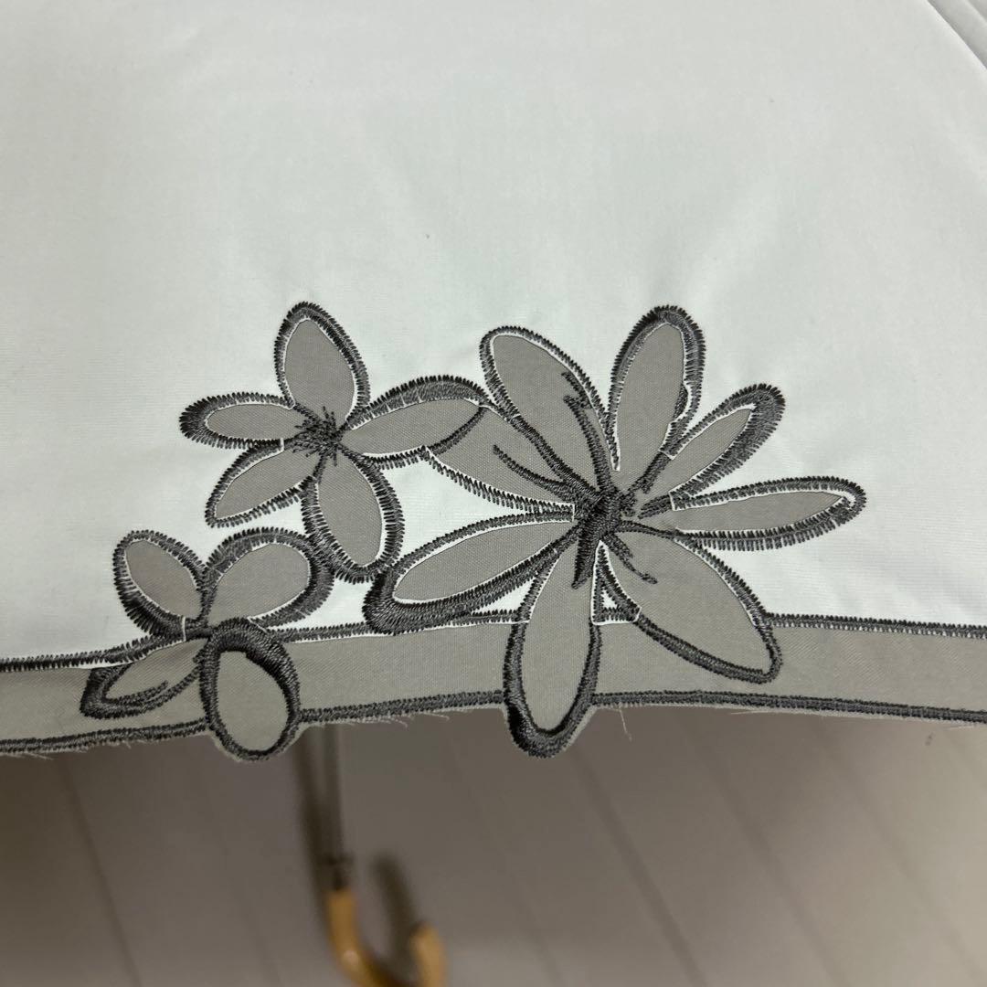 ☆ニナリッチ☆日傘 折り畳み　サマーシールド　ホワイト　新品