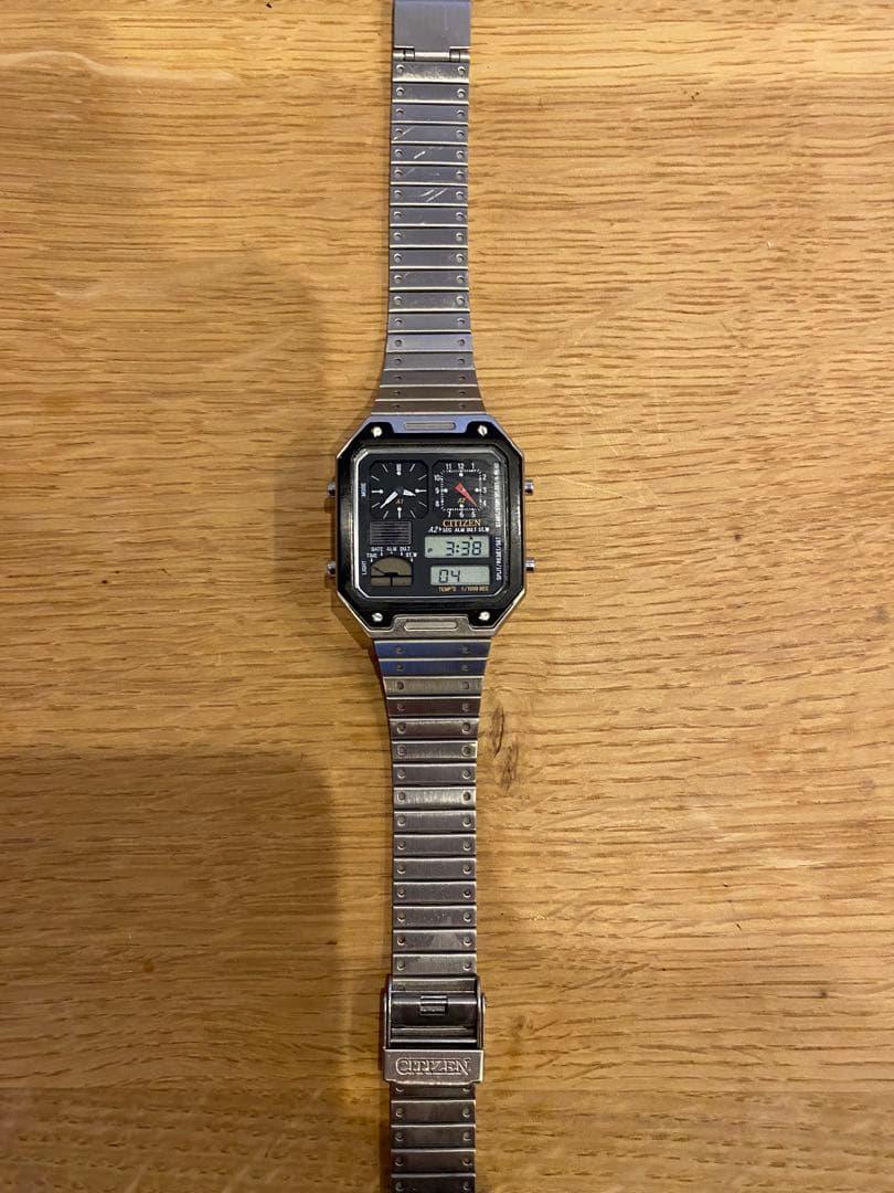 CITIZEN RECORD LABEL THERMO SENSOR ブラック