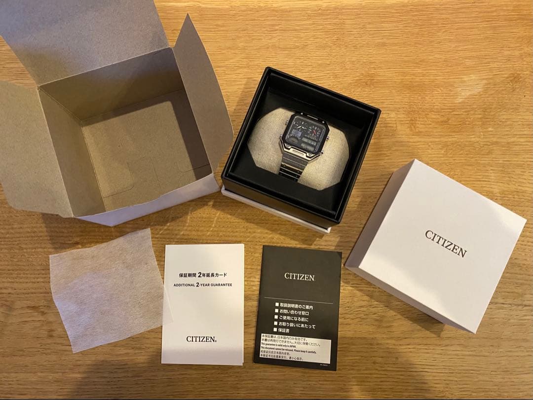 CITIZEN RECORD LABEL THERMO SENSOR ブラック