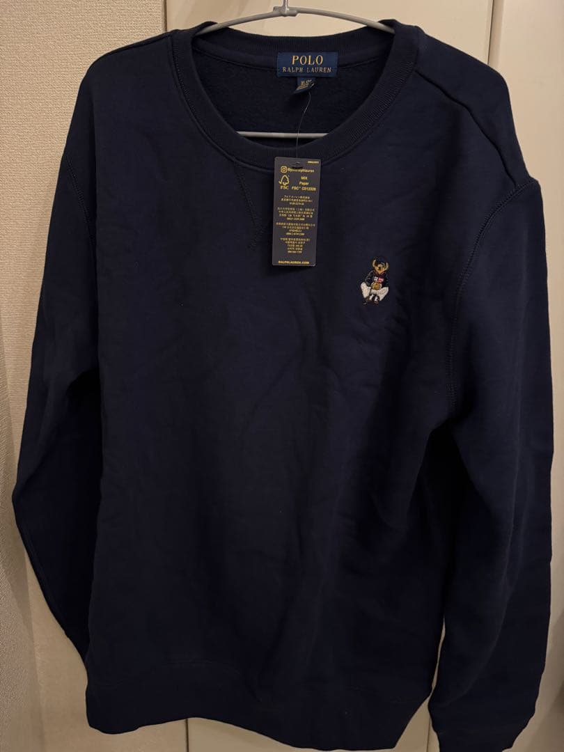 Polo Ralph Lauren ポロベア　ネイビー トレーナー　XL