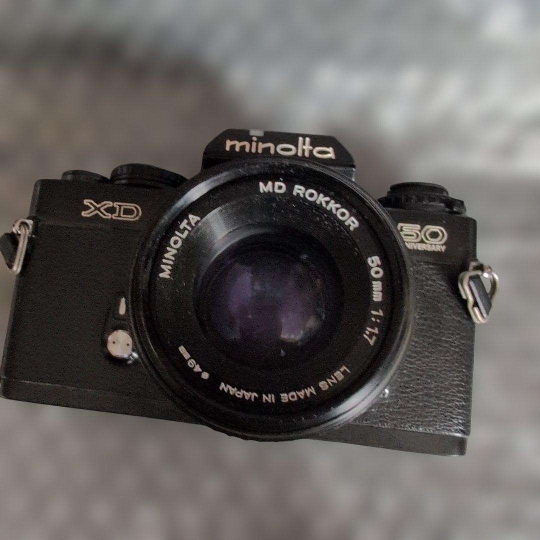 ミノルタ MINOLTA XD 50アニバーサリージャンク一眼レフブラック　レア