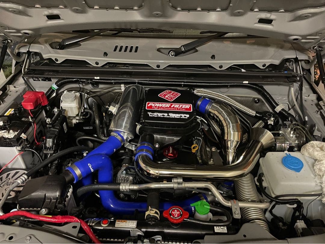 ジムニー　jb64 スルガスピード　エアサクションパイプ