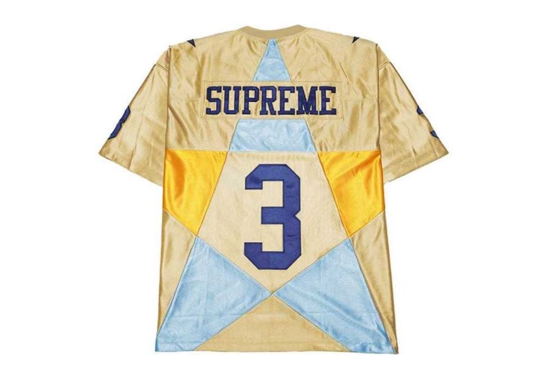 シャツ Supreme Star Football Jersey \"Gold\"