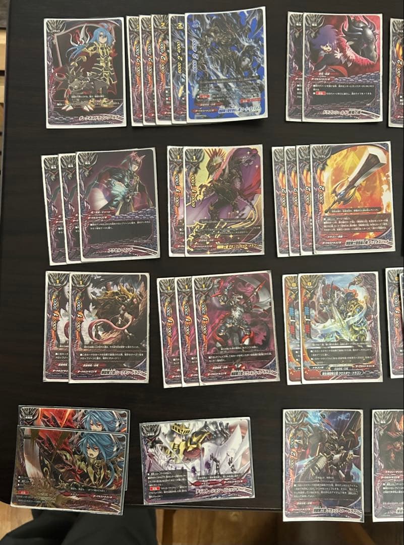 バディファイトまとめ売り 暗黒騎士団デッキ＋強化パーツ