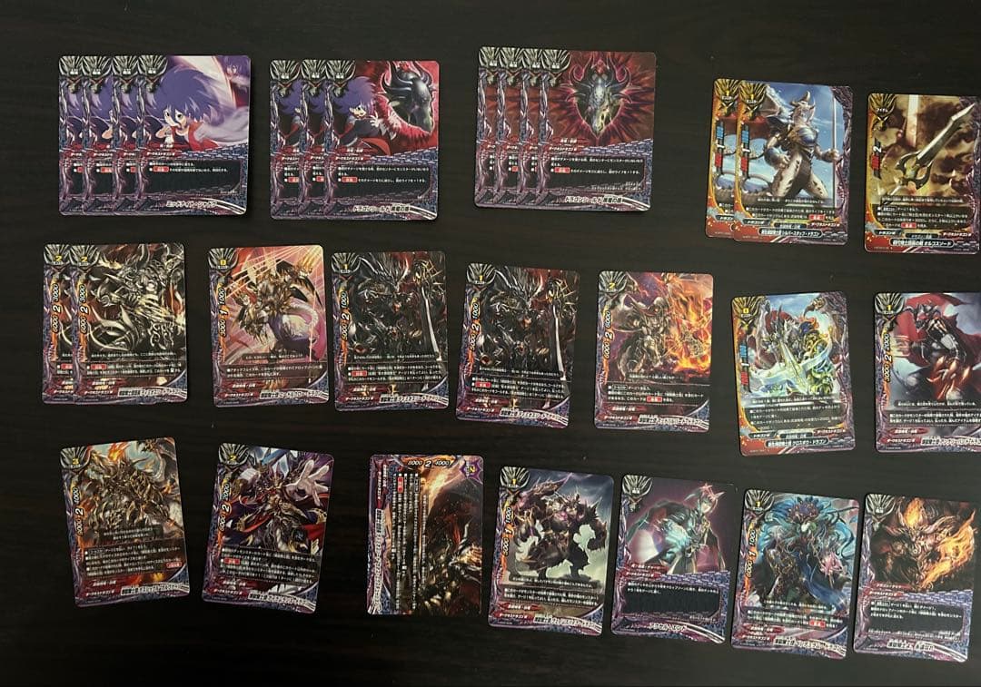 バディファイトまとめ売り 暗黒騎士団デッキ＋強化パーツ