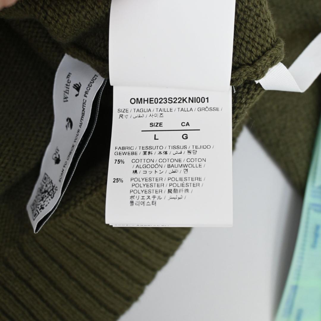 ■ OFF-WHITE 22AW DIAG ARROW KNIT 47768