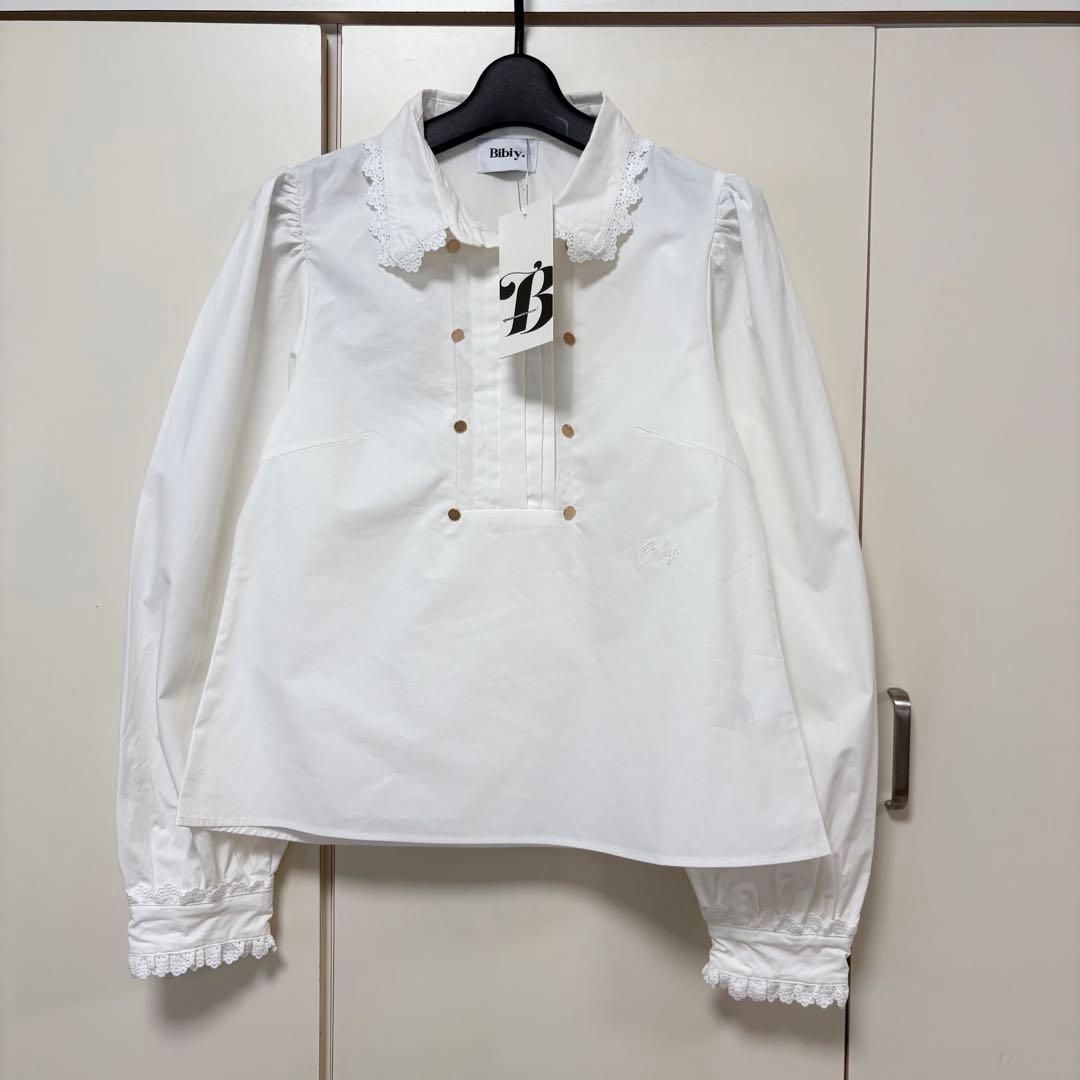 タグ付き新品 bibiy CLAIRE BUTTONS BLOUSE ブラウス