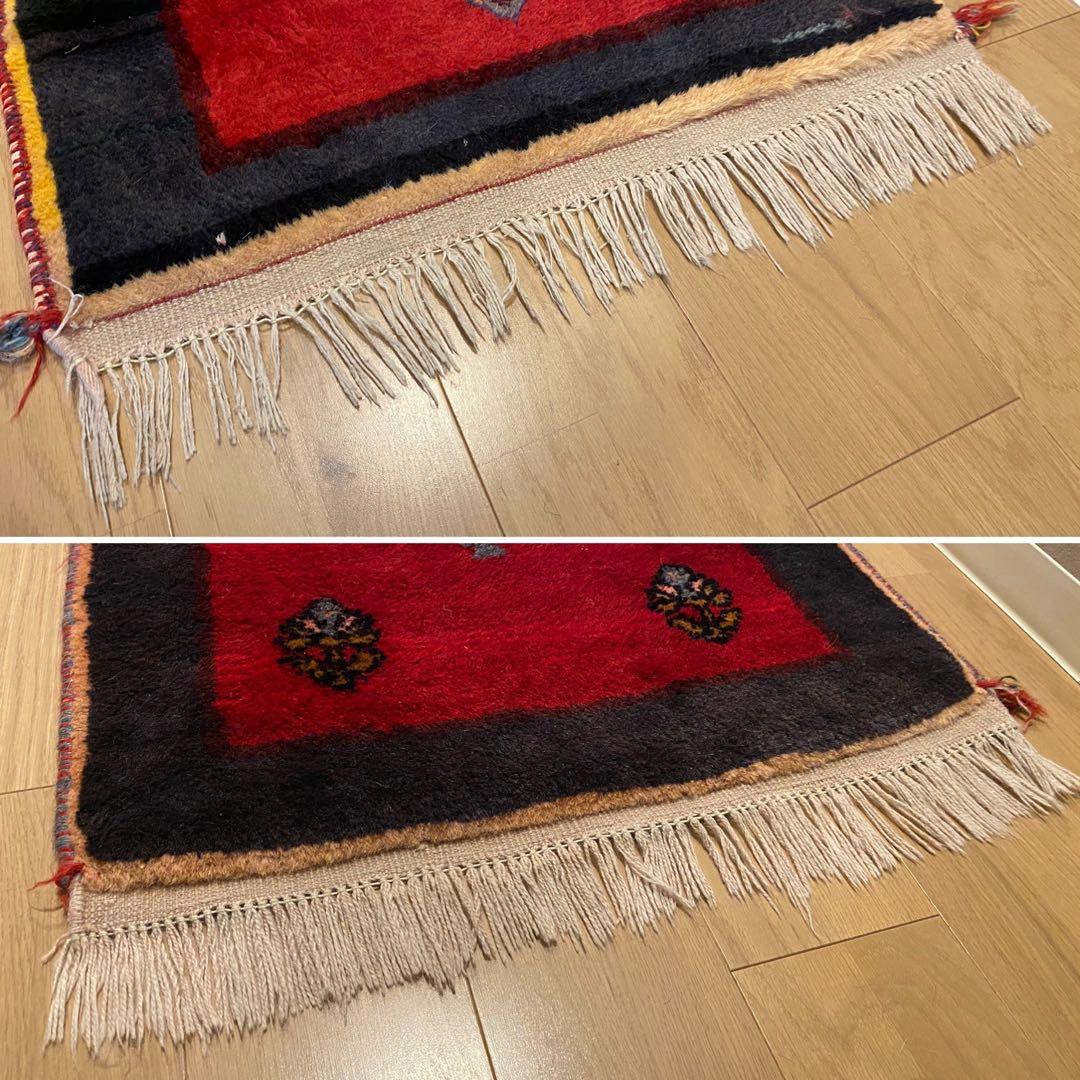 み*ん様 ウール ギャッベ ランナーラグ 廊下マット ペルシャ絨毯