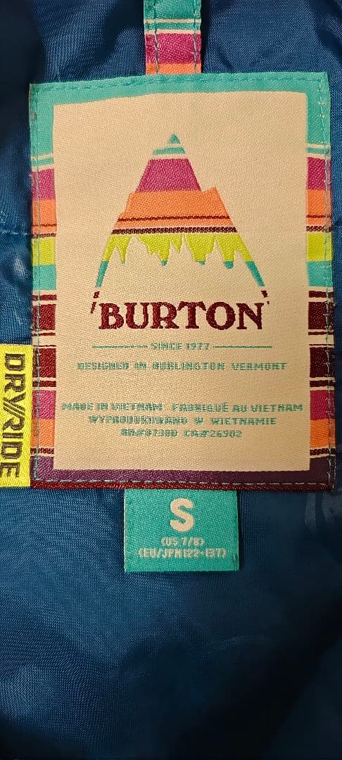 burton スノーボードウェア セットS130