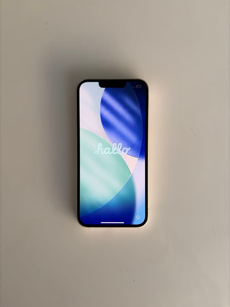 Apple iPhone 13 本体ホワイト128GB最大容量83%