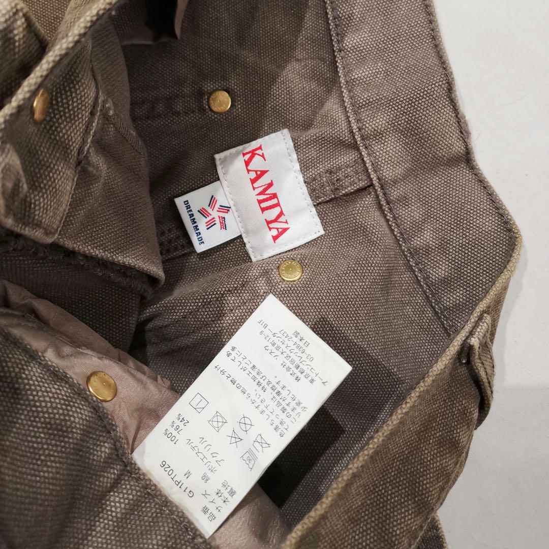 パンツ KAMIYA AW24 BORO Duck Painter Pants M