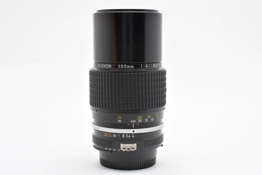 【動作OK美品】Nikon Ai NIKKOR 200mm F/4 MF レンズ