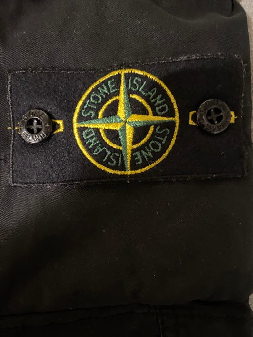 ストーンアイランド ブラックカーゴショートパンツ34
