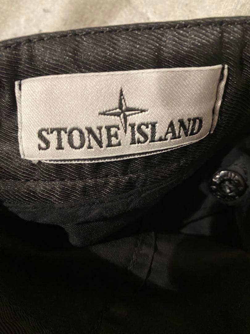 ストーンアイランド ブラックカーゴショートパンツ34