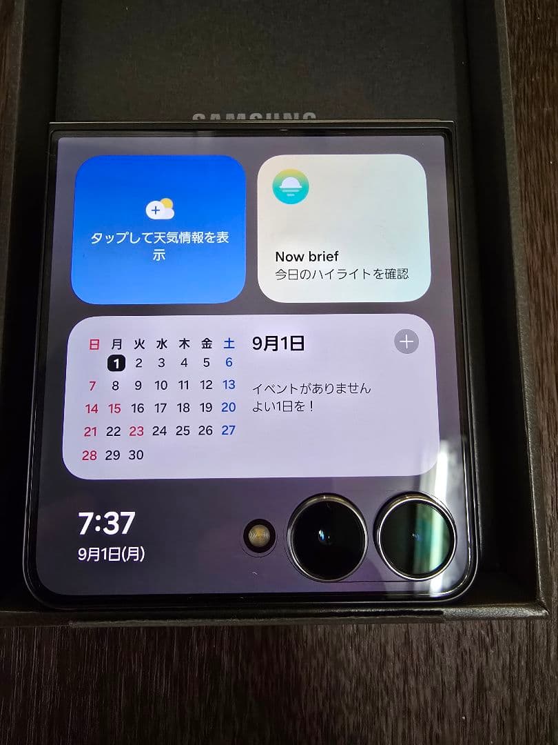 サムスン Galaxy Z Flip7 256GB ジェットブラック