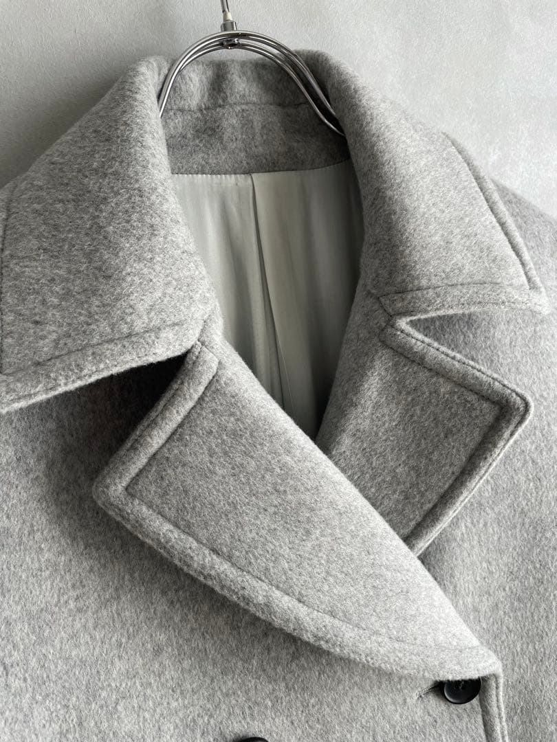 極美品✨シップスプライマリー　23AW 6.1万　毛100% Pコート36