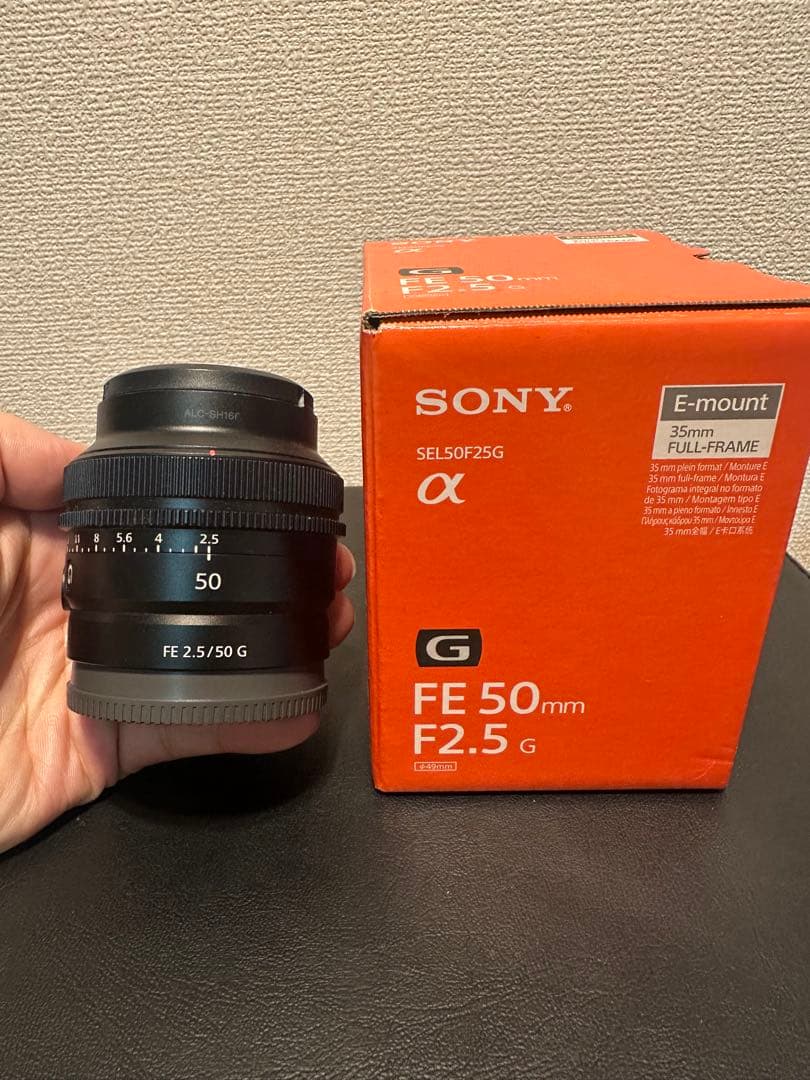 ほぼ未使用・箱あり SONY FE 50mm F2.5 G SEL50F25G