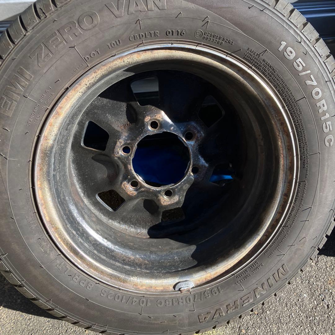 トヨタ純正メッキホイール　ハイラックス　ハイエースなどに