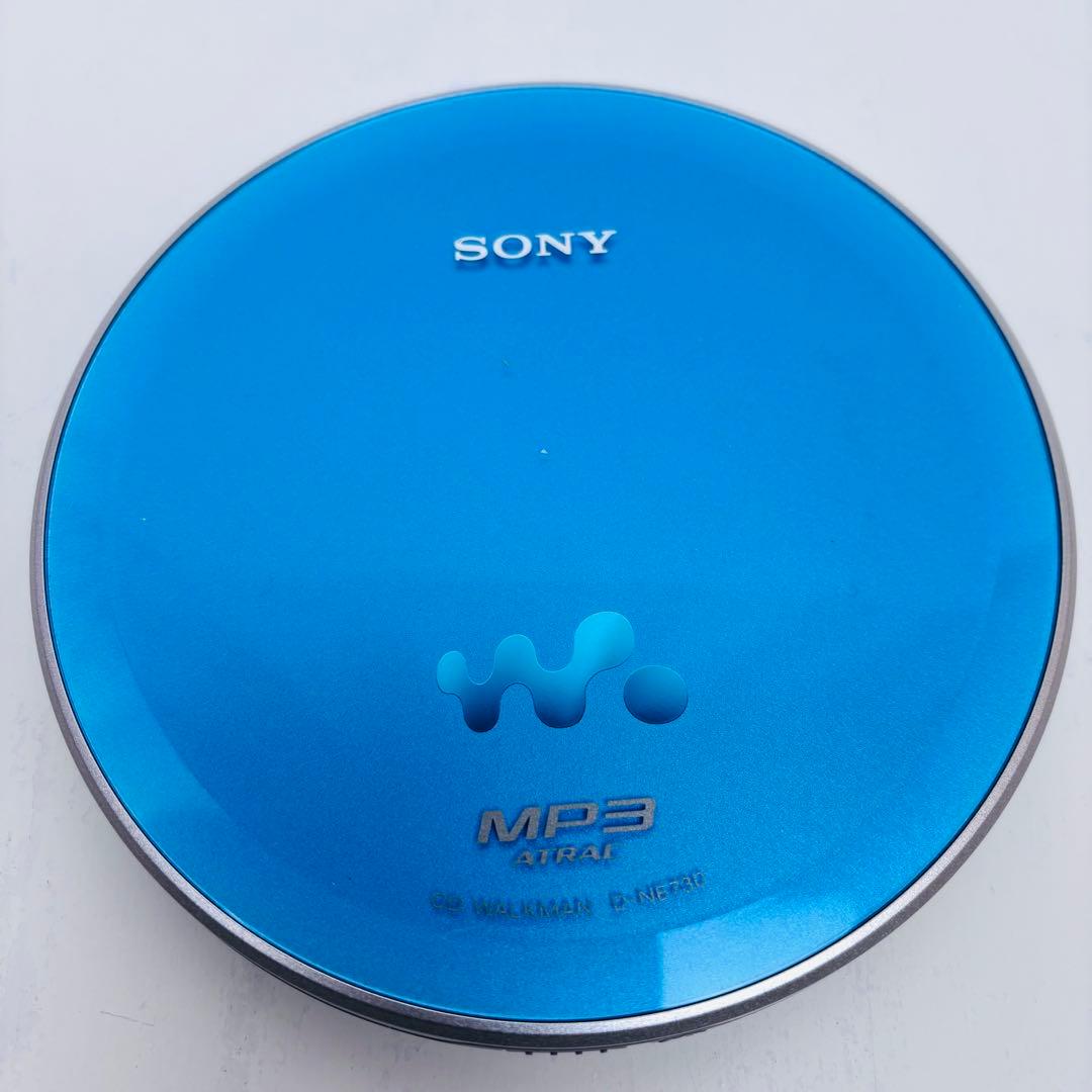 【美品】SONY D-NE730 ポータブルCDプレーヤー　CDウォークマン