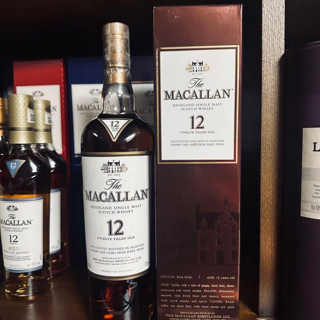 【未開封】マッカラン18年&12年　旧ボトルセット