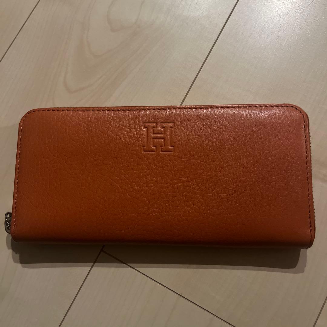 未使用品　ヒロフ　長財布 ラウンドファスナー レザーロング ウォレット 本革