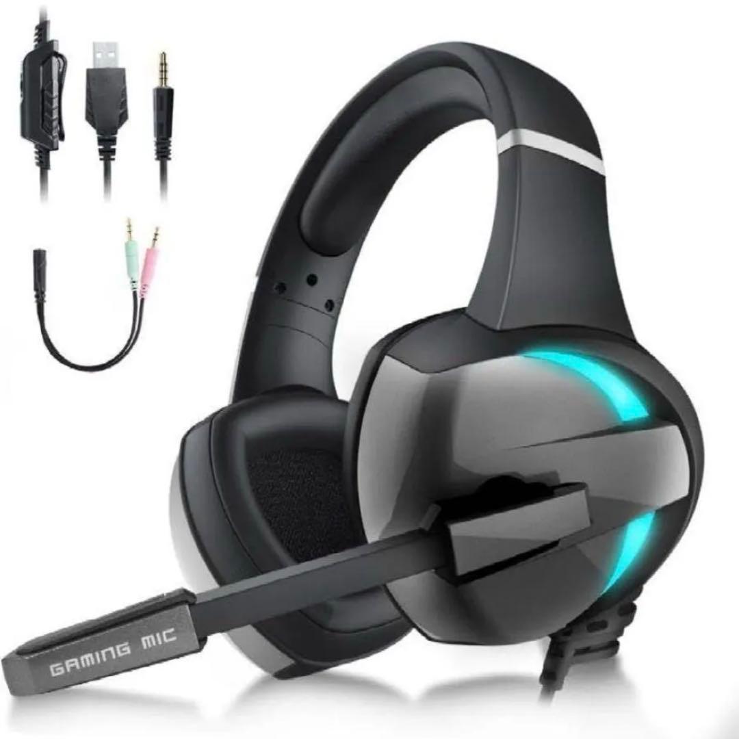 ゲーミングヘッドセット ヘッドセット マイク ゲーム PC ヘッドホン