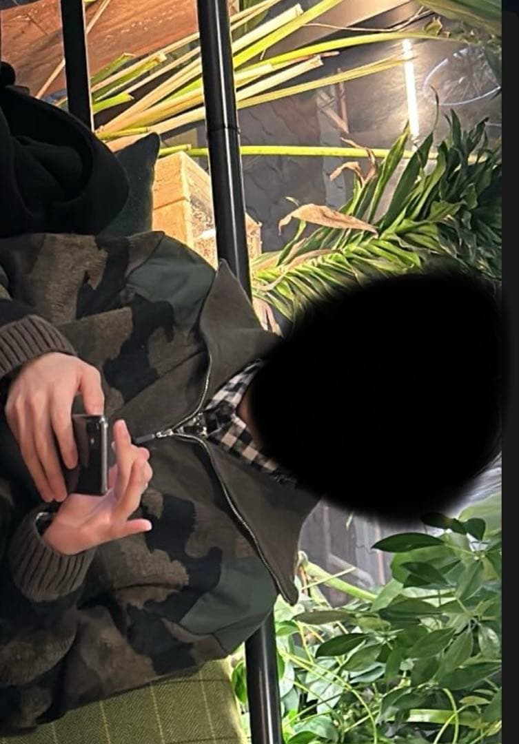 （激レア）LE PAS DE L'OURS 迷彩柄ニットセータ11747391