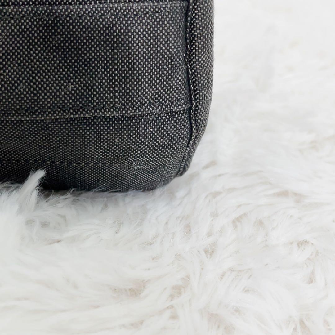 【廃盤】極美品 ポーター スモーキー ブラックキャンバス ドラムバッグ