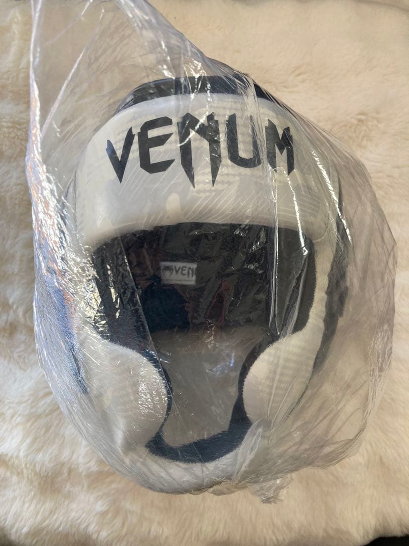 Venum Elite ヘッドギア - ホワイト/カモ　Mサイズ