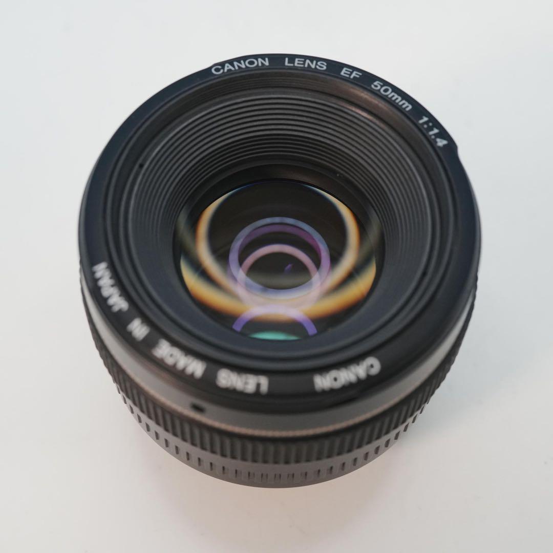 Canon純正 50mm F1.4 標準レンズ 美品 a4731