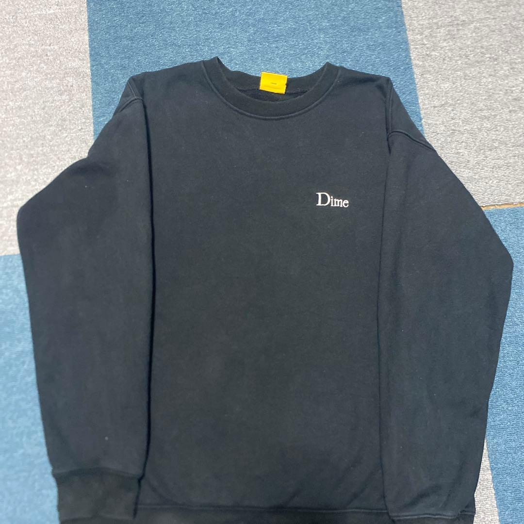 Dime ブラック トレーナー L