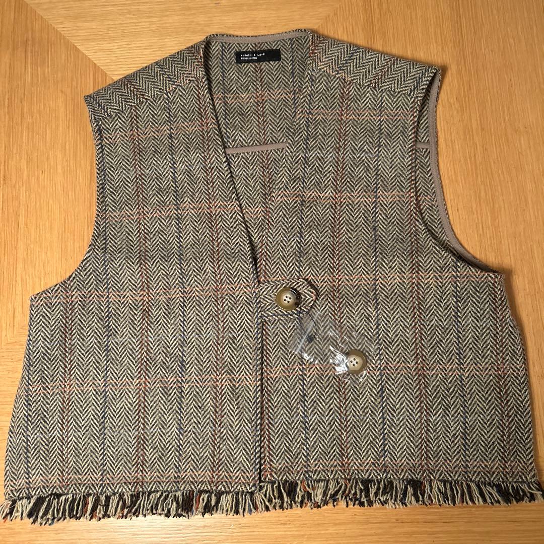 ヘリンボーン柄 ベスト 北欧くらしの道具店