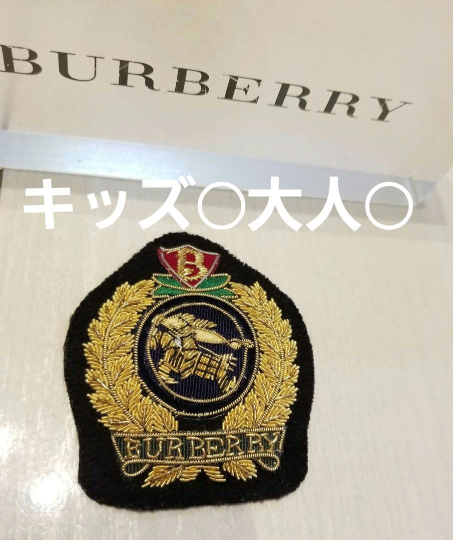 バーバリーエンブレム 刺繍 男女兼用 キッズ◯大人◯幅広サイズ ホースマーク