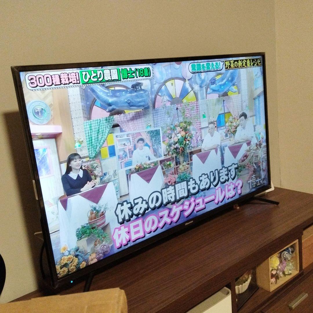 2020年製 43型ハイセンス 4K対応液晶テレビ 43F68E