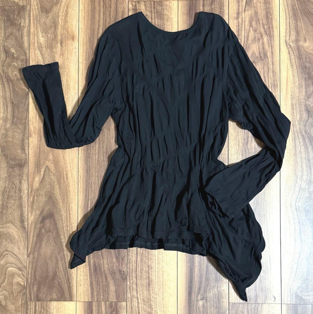 Y's ワイズ ヨウジヤマモト 黒 長袖チュニック