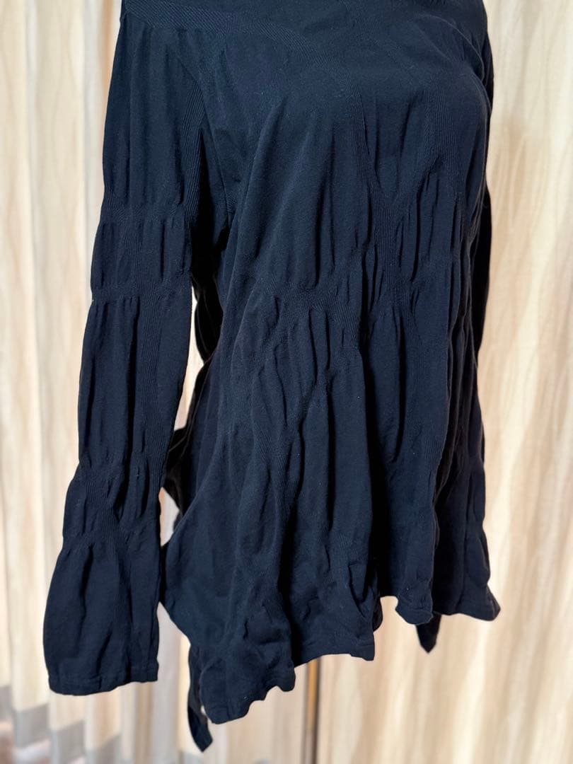 Y's ワイズ ヨウジヤマモト 黒 長袖チュニック