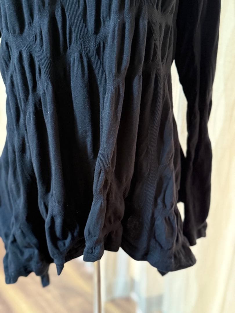 Y's ワイズ ヨウジヤマモト 黒 長袖チュニック