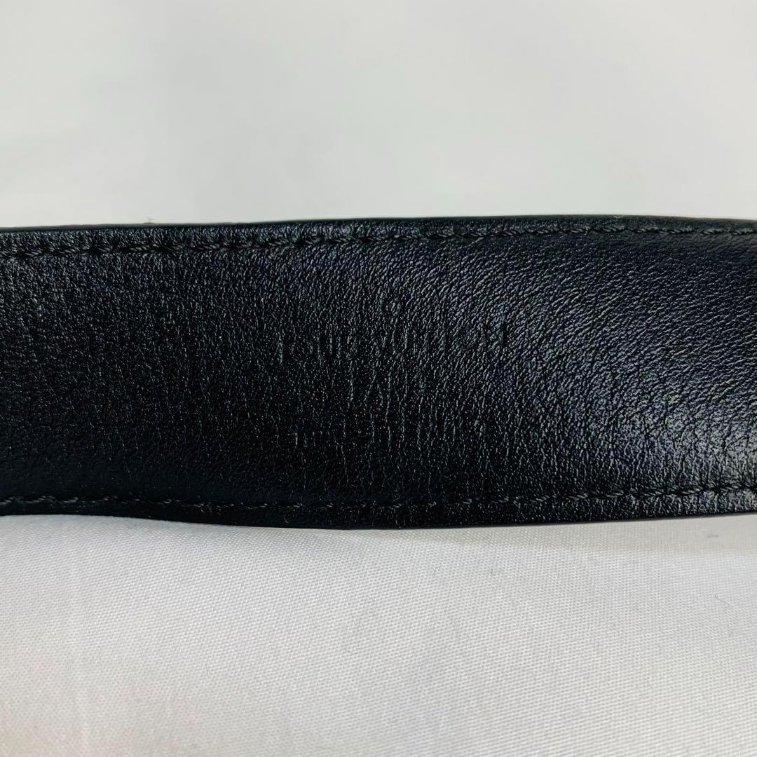 美品　ルイヴィトン　ダミエグラフィット サンチュールシアトル ベルト 黒
