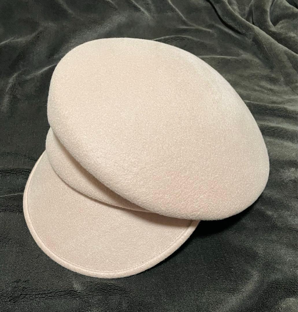 CA4LA キャスケット アシンメトリー ベージュ