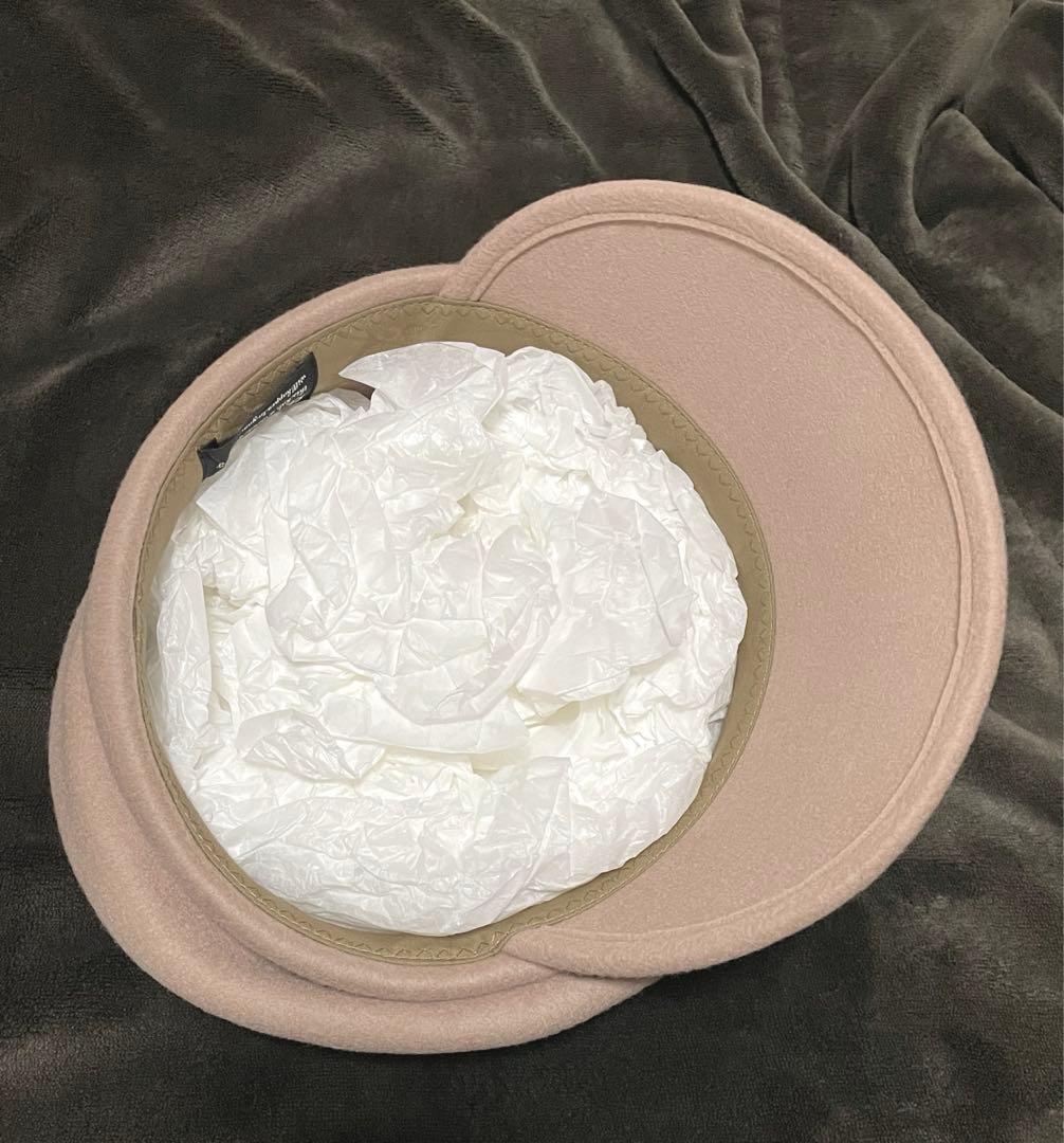 CA4LA キャスケット アシンメトリー ベージュ