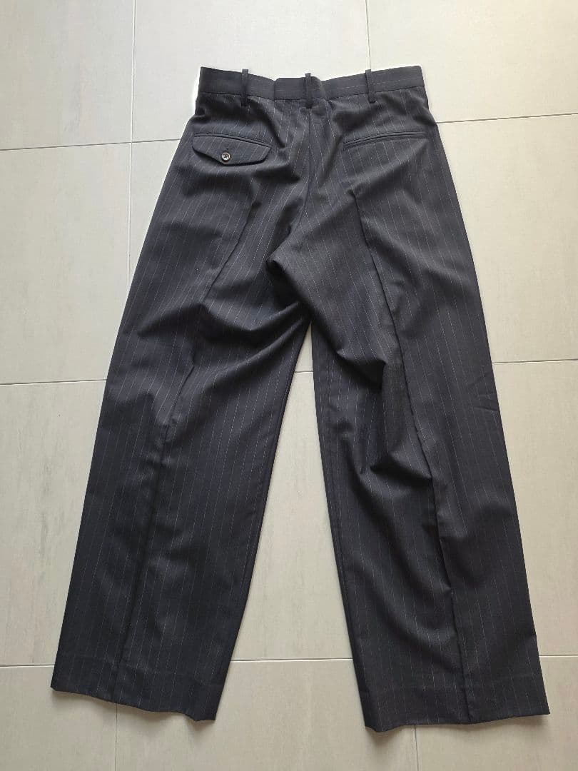 パンツ KHOKI 2025SS Pinstripe-pattern pants