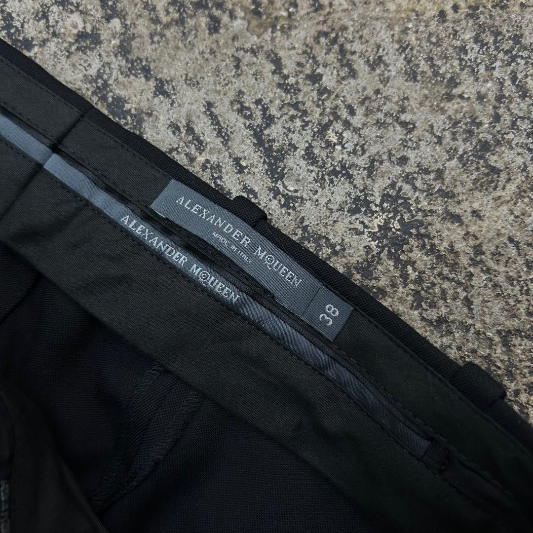 ALEXANDER McQUEEN ブラックスラックス 38