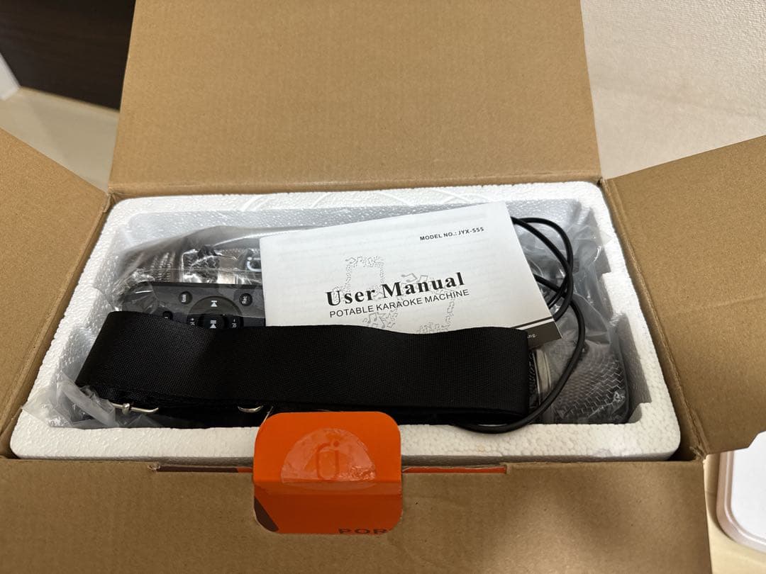 JYX スピーカーセット カラオケスピーカー TWS機能付き 2本マイク