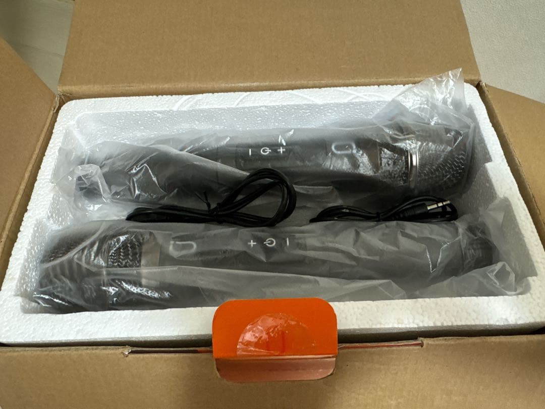 JYX スピーカーセット カラオケスピーカー TWS機能付き 2本マイク