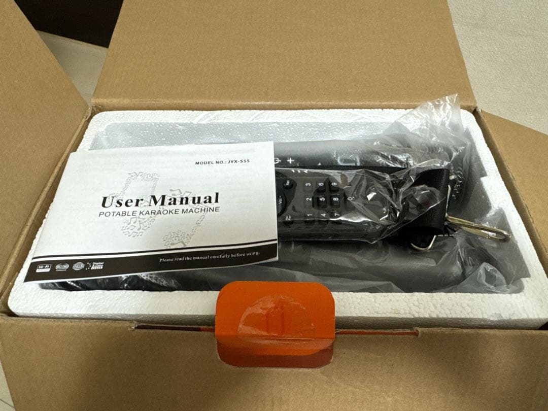 JYX スピーカーセット カラオケスピーカー TWS機能付き 2本マイク