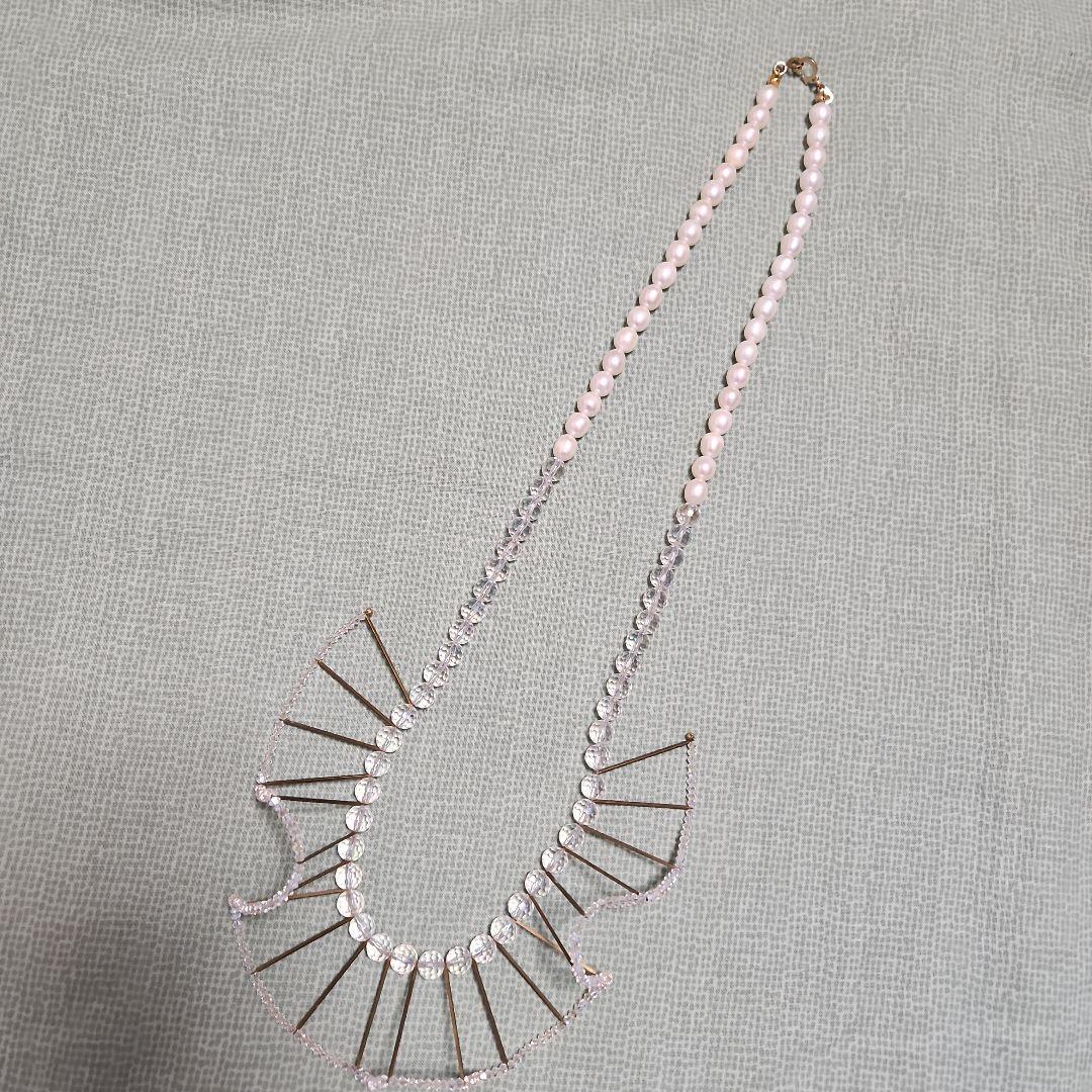 H.P.FRANCE アッシュペーフランス　C.A.D　フリルネックレス