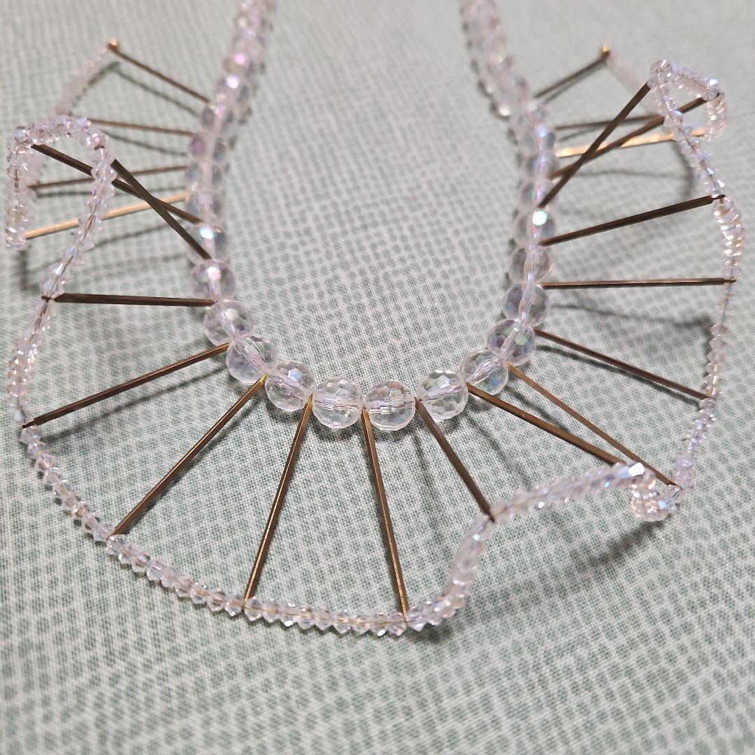 H.P.FRANCE アッシュペーフランス　C.A.D　フリルネックレス