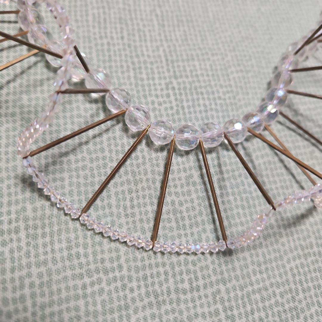 H.P.FRANCE アッシュペーフランス　C.A.D　フリルネックレス